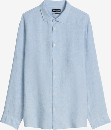 Marc O'Polo Regular Fit Hemd in Blau: Vorderseite