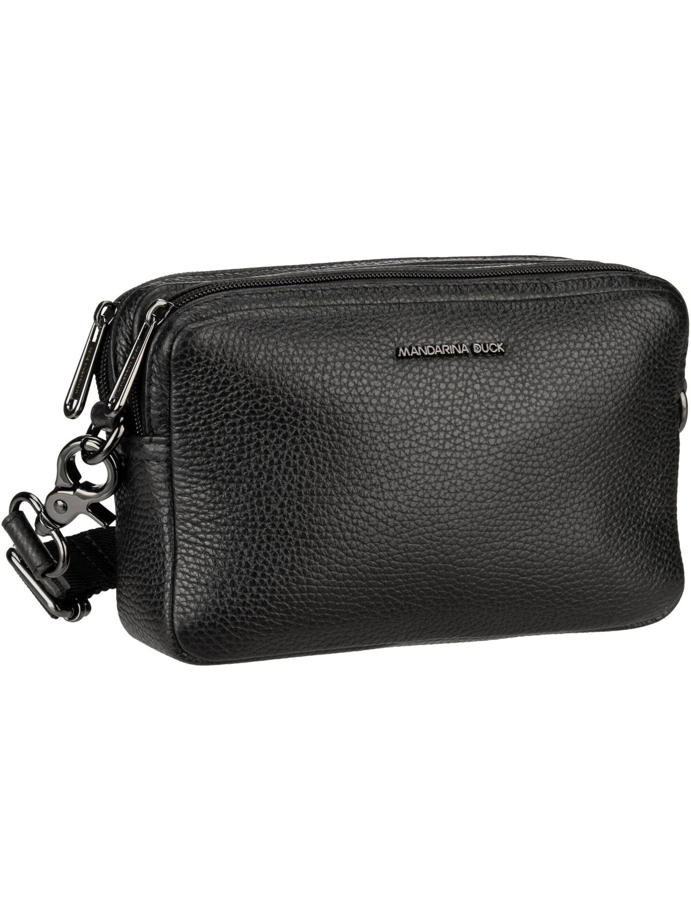 MANDARINA DUCK Umhängetasche 'Mellow' in Schwarz: Vorderseite
