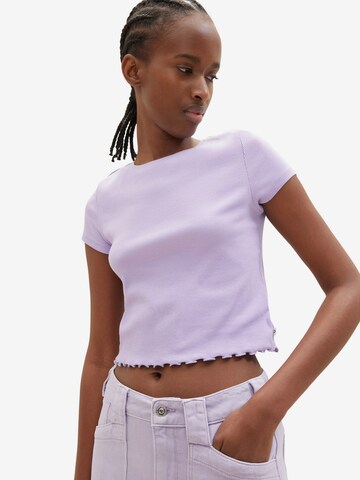 T-shirt TOM TAILOR DENIM en violet