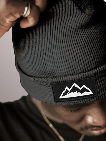 Neverless Beanie 'Mountain' in Grey: front