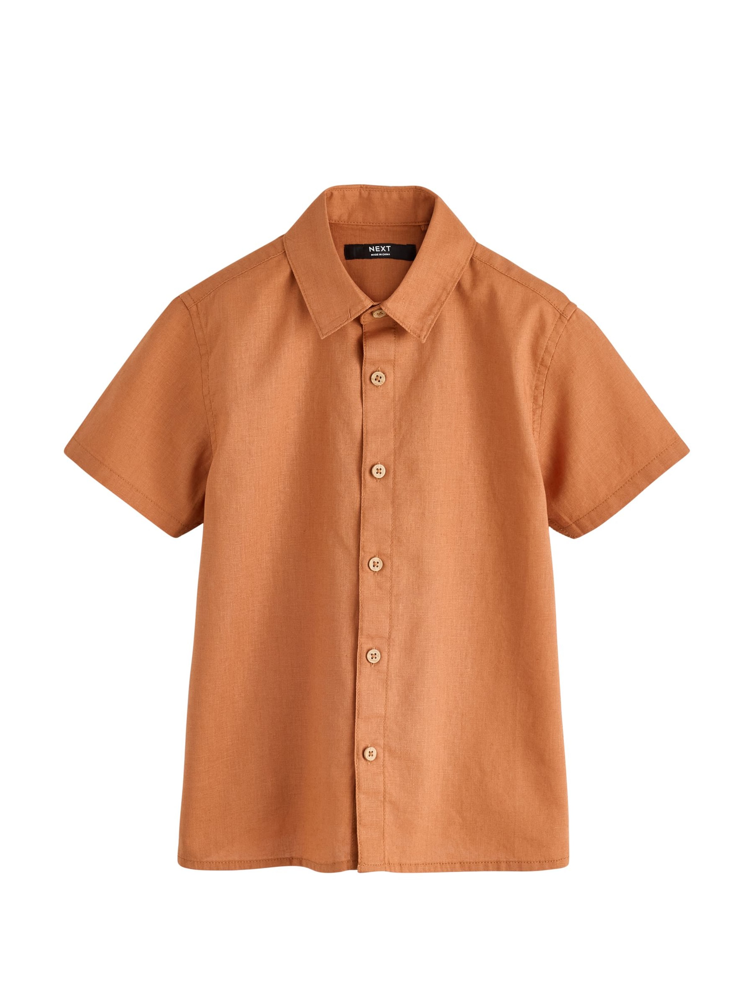 Next Regular Fit Hemd in Braun: Vorderseite