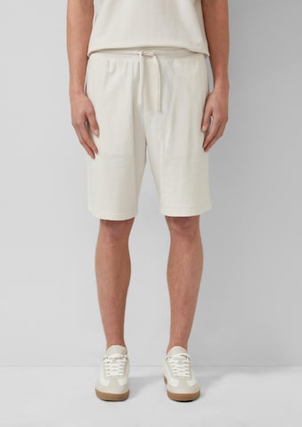 Regular Pantalon ' DETROIT ' s.Oliver en beige : devant