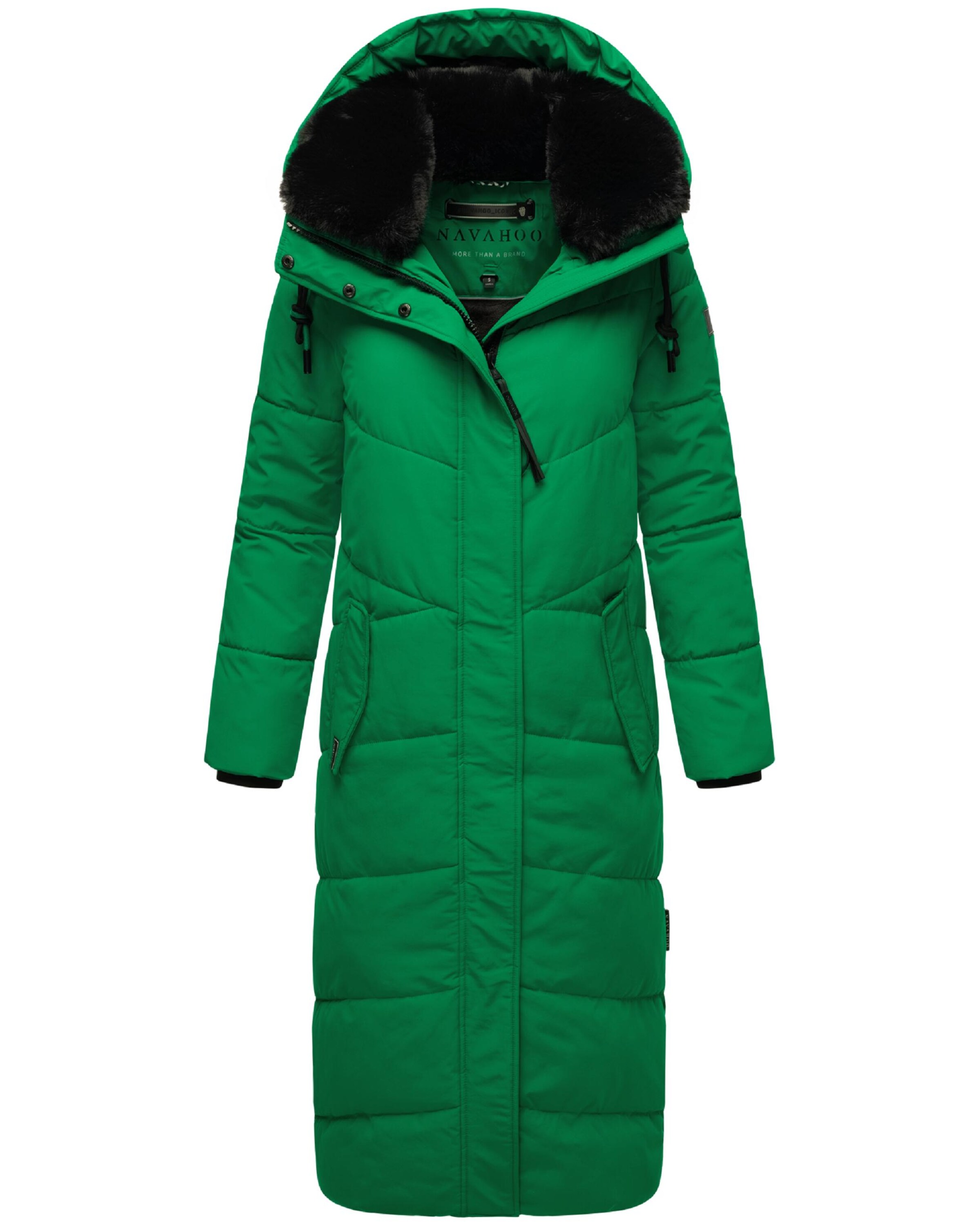 Manteau d’hiver 'Hingucker XIV' NAVAHOO en vert : devant