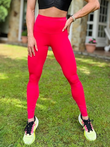 LUXFEEL - Skinny Leggings 'Leggings mit hoher Taille Myself' en rosa