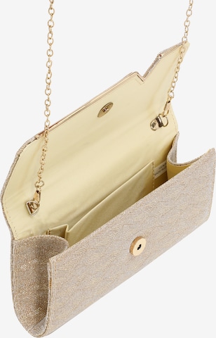 zelts faina "Clutch" stila somiņa