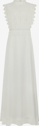 APART Evening Dress in Beige: front