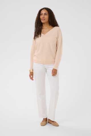 Cream Trui 'Sillar' in Roze