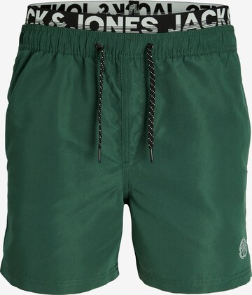 JACK & JONES Badeshorts 'Fiji' in Grün: predná strana