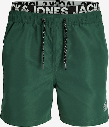 Maillot de bain 'Fiji' JACK & JONES en vert : devant