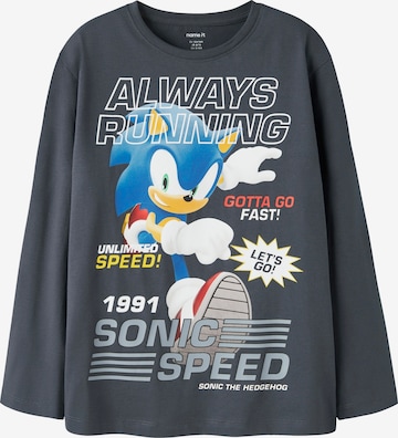 NAME IT Shirt 'NKMATTI SONIC' in Blue: front