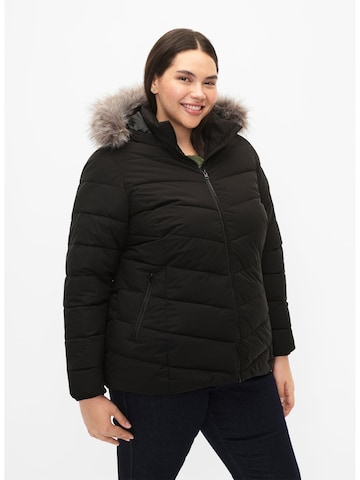 Zizzi Jacke 'Cajulia' in Schwarz