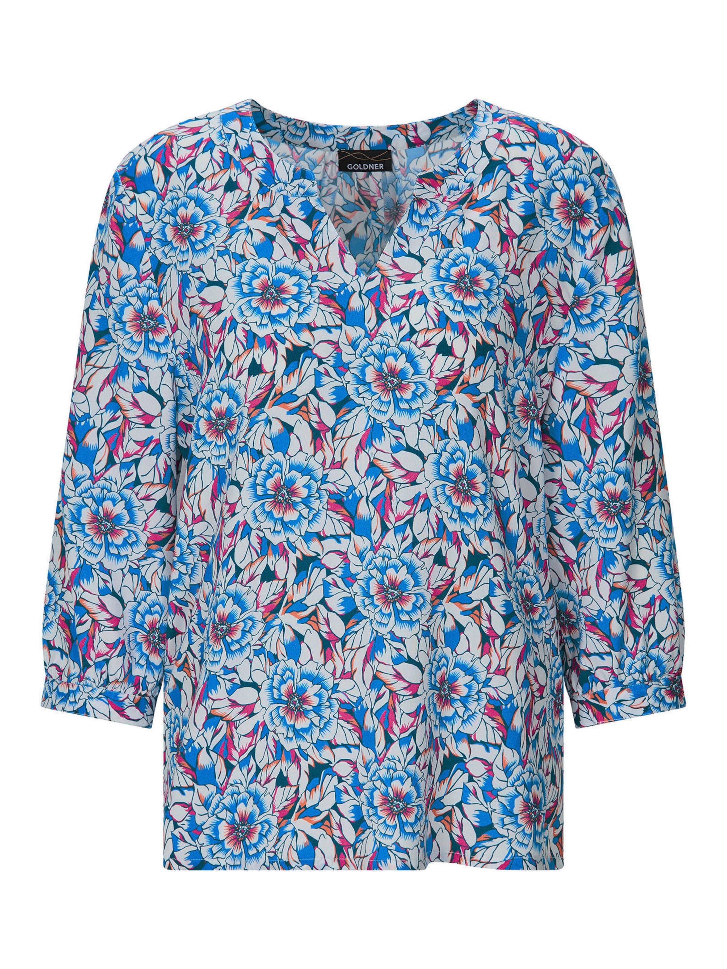 Chemisier Goldner en bleu : devant