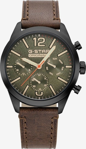 G-STAR Analoguhr 'Function watch Originals' in Braun: Vorderseite