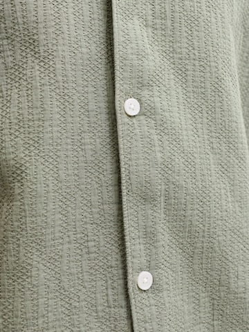 JACK & JONES Comfort Fit Hemd 'JORMontauk' in Grün
