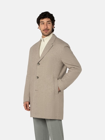 Manteau mi-saison 'GIANNI' BENVENUTO en marron : devant