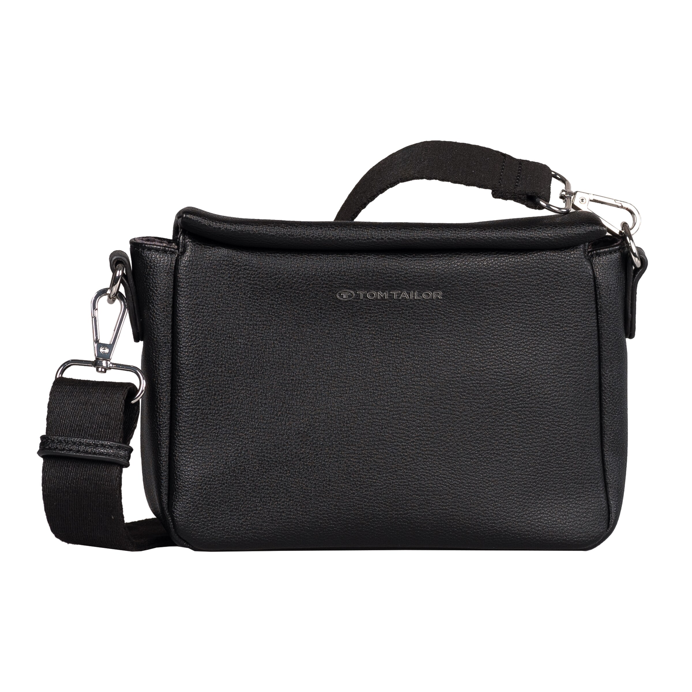 TOM TAILOR Crossbody Bag in Black: front