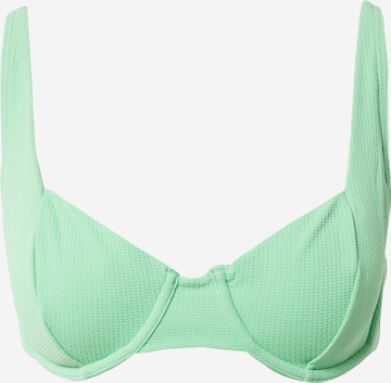 ROXY - Balconet Top de bikini 'COLOR JAM' en verde: frente