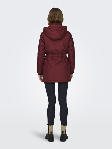 Parka mi-saison ONLY en rouge