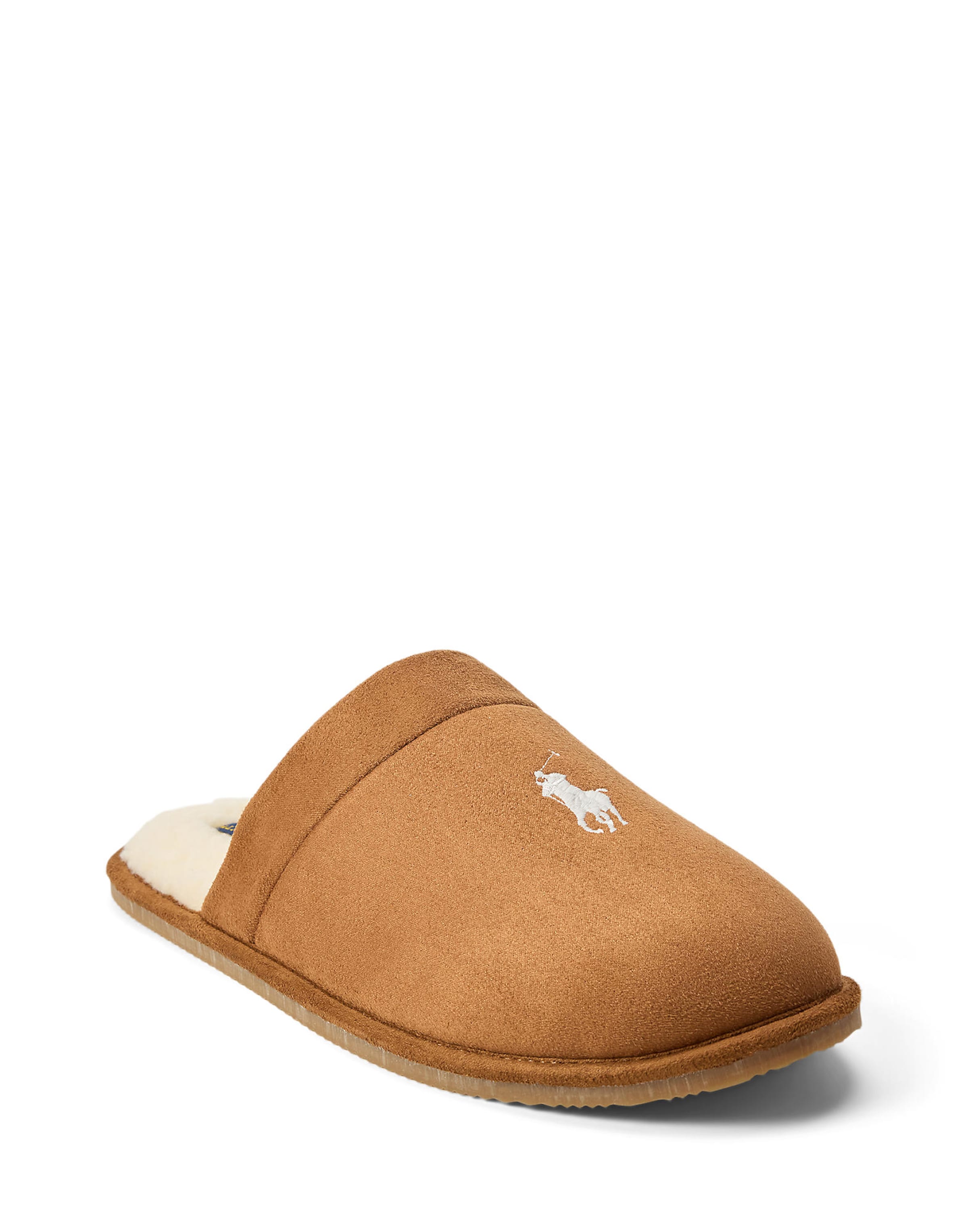 Ciabatta 'KLARENCE' di Polo Ralph Lauren in marrone: frontale