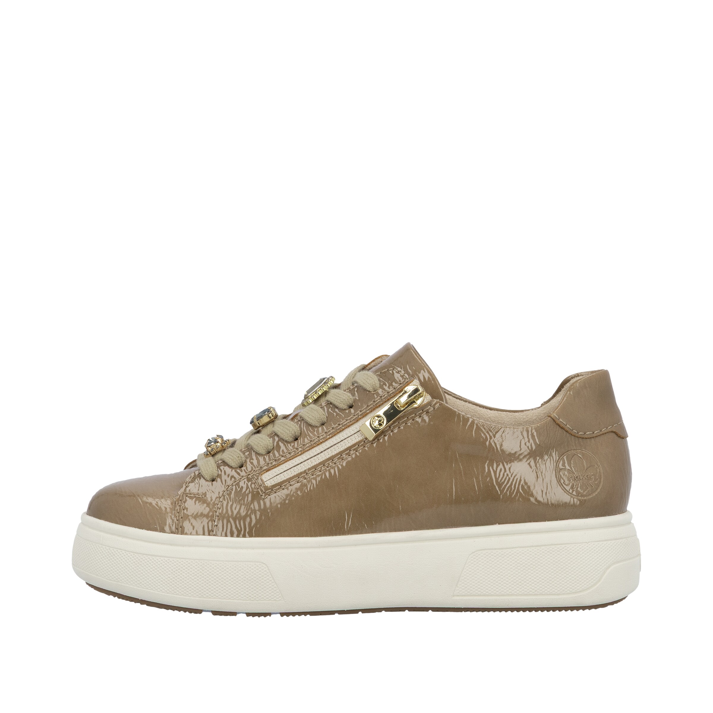 Baskets basses Rieker en beige