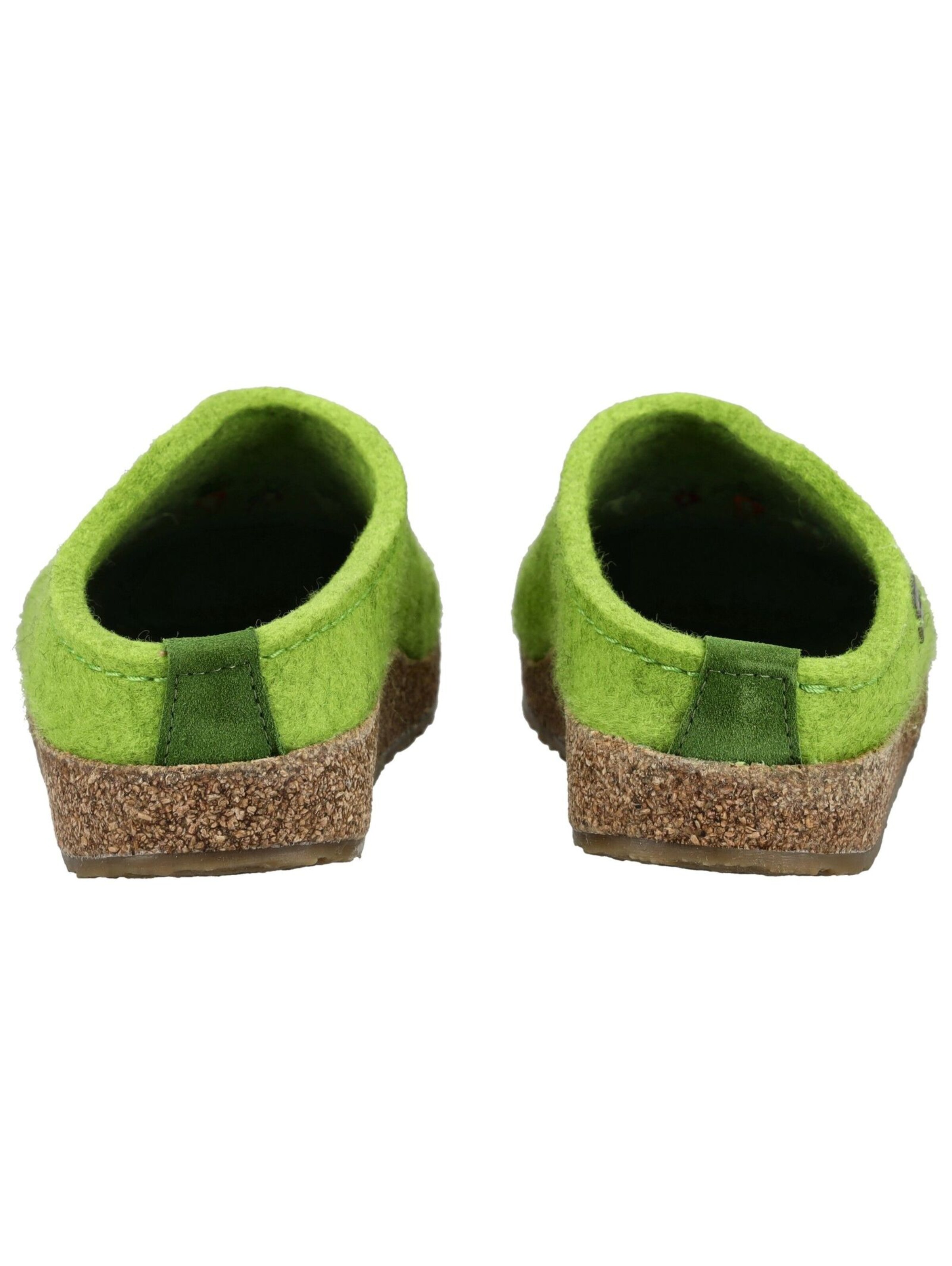 HAFLINGER Slippers in Green