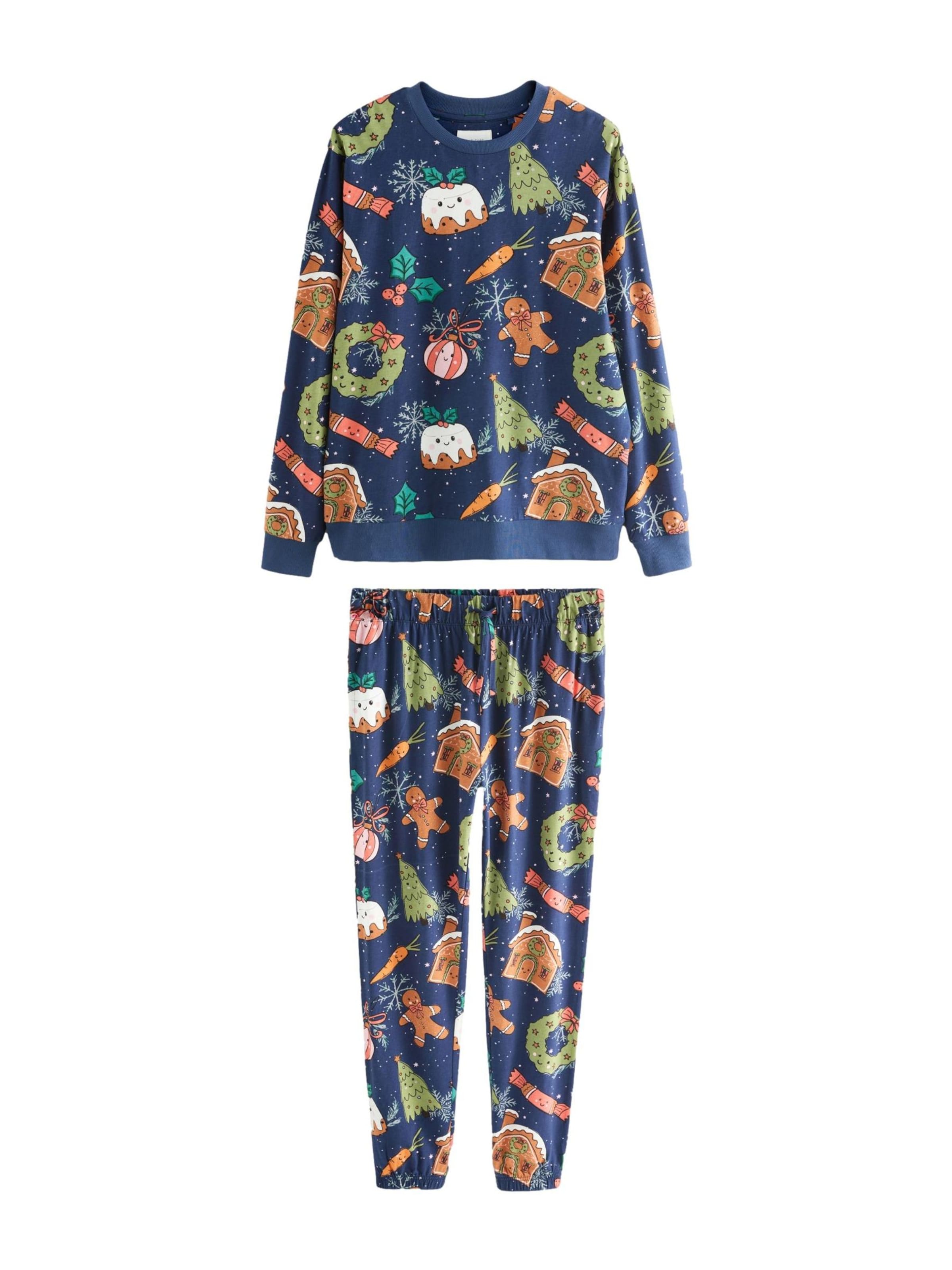 Next Πιτζάμα μακριά σε μπλε: μπροστά