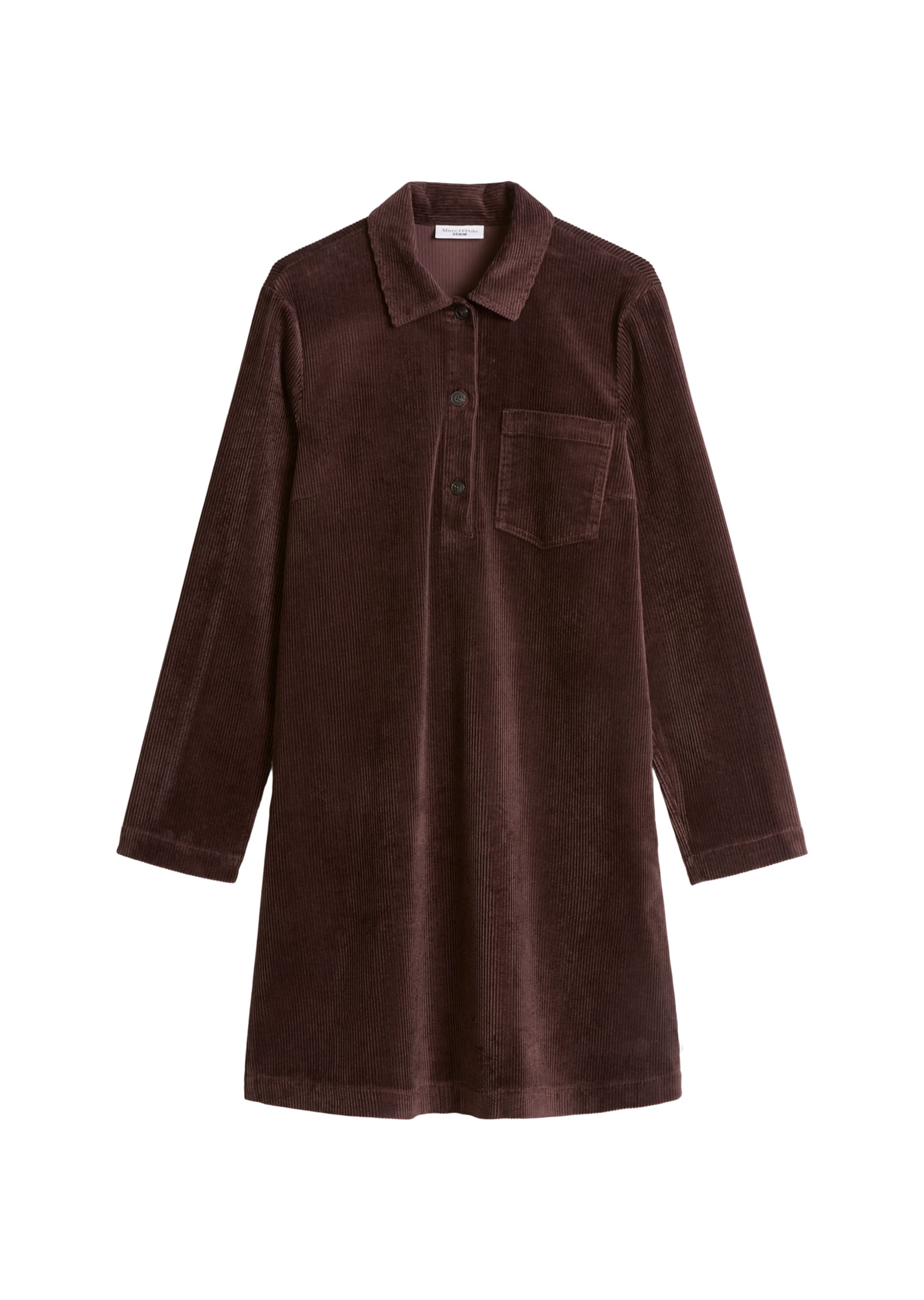 Marc O'Polo DENIM Kleid in Braun: Vorderseite