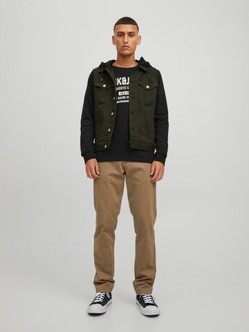 JACK & JONES سترة غير رسمية 'TALVIN' بلون أخضر