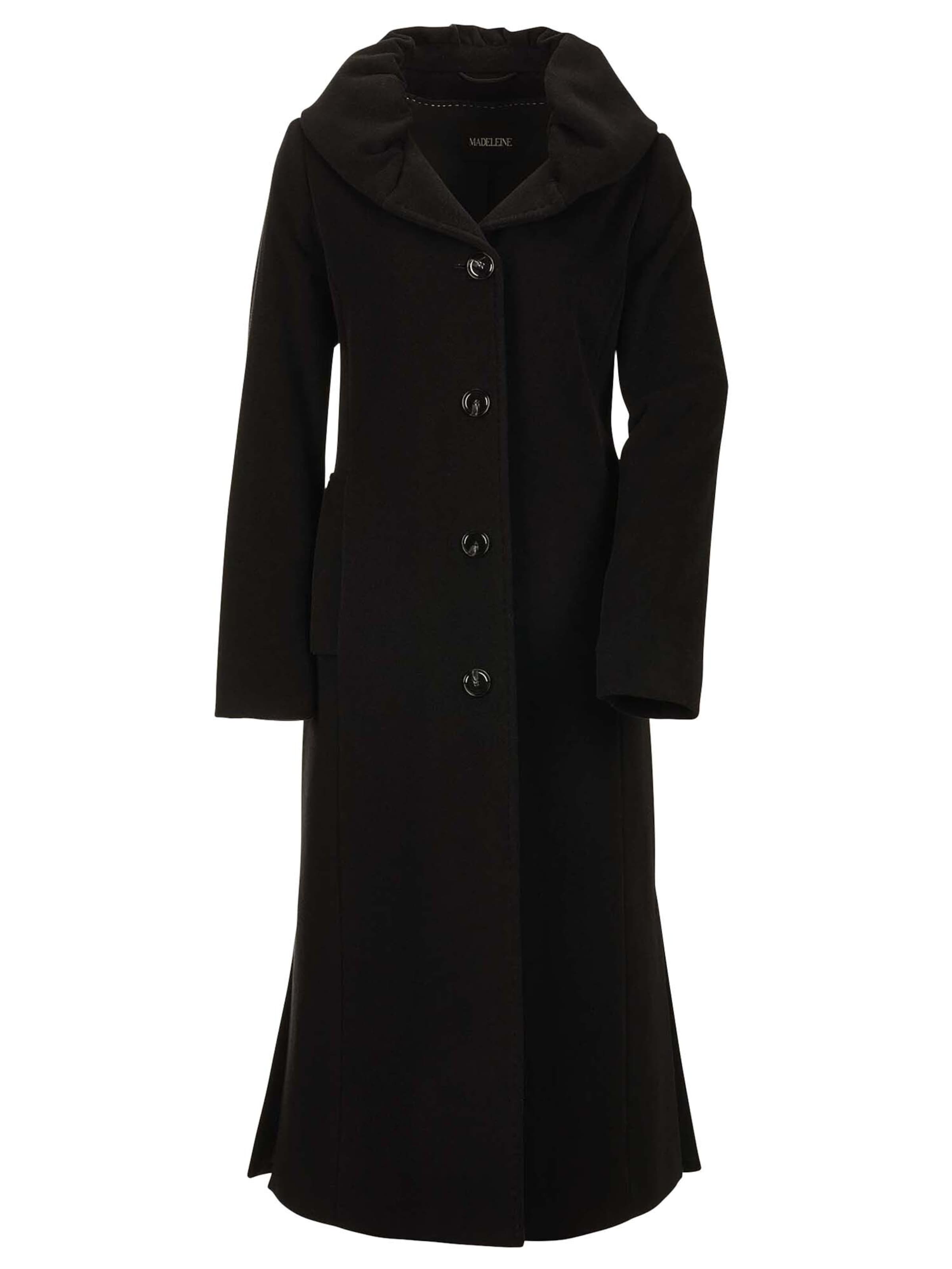 MADELEINE Tussenmantel in Zwart: voorkant