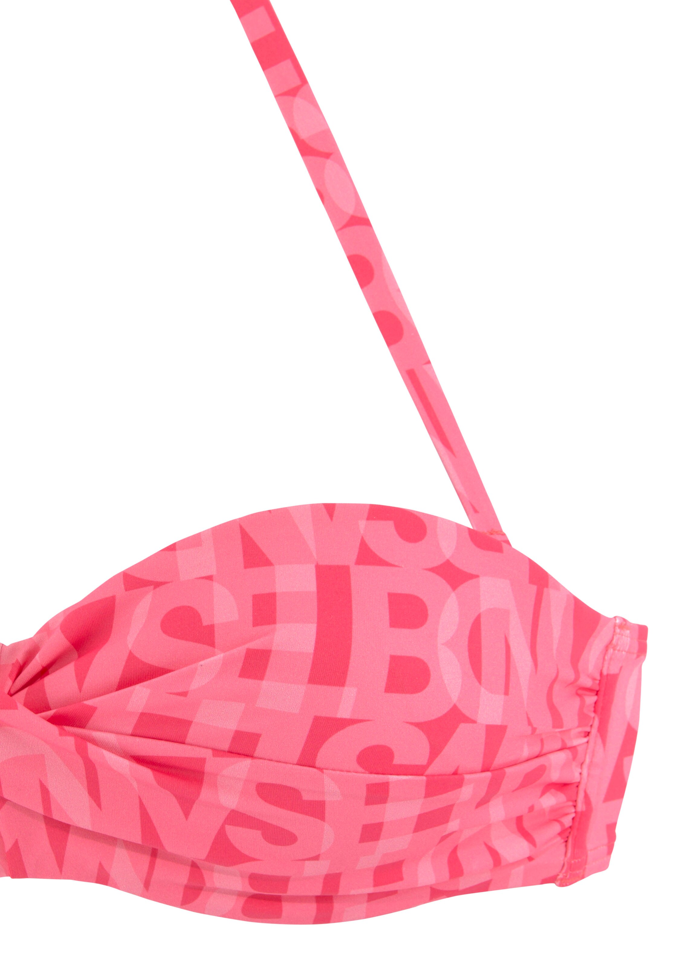 Elbsand Bandeau Bikini Top in Orange