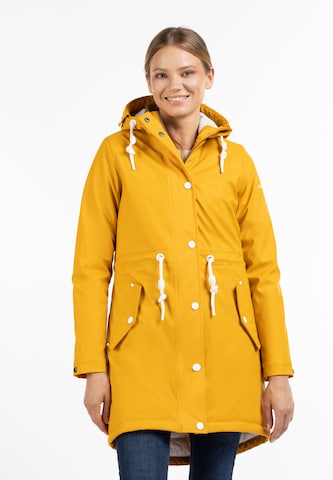 DreiMaster Maritim Raincoat in Yellow: front