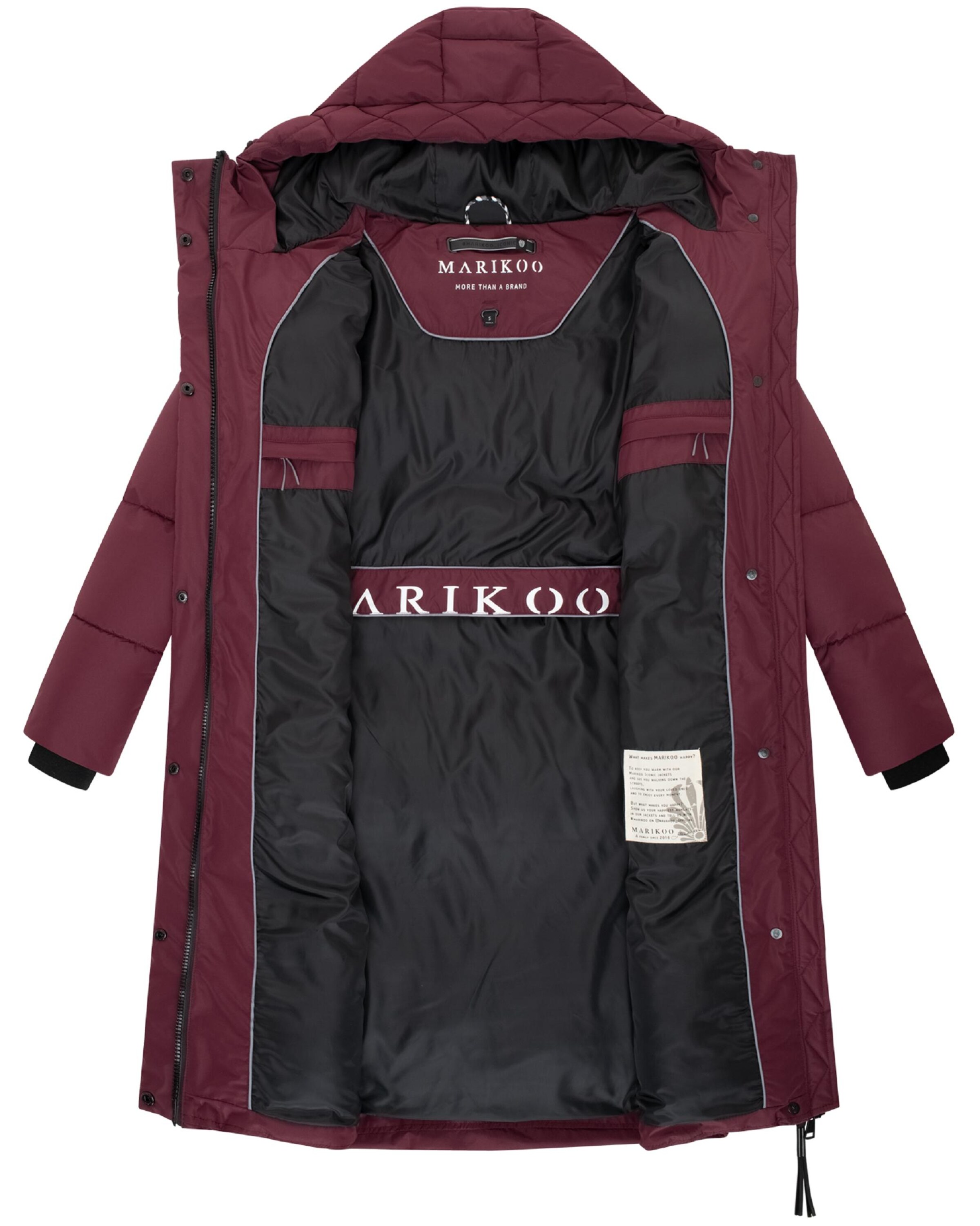 Manteau d’hiver 'Michikoo XVI' MARIKOO en rouge