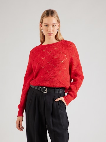 ONLY Trui 'ONLSUSIA' in Rood: voorkant