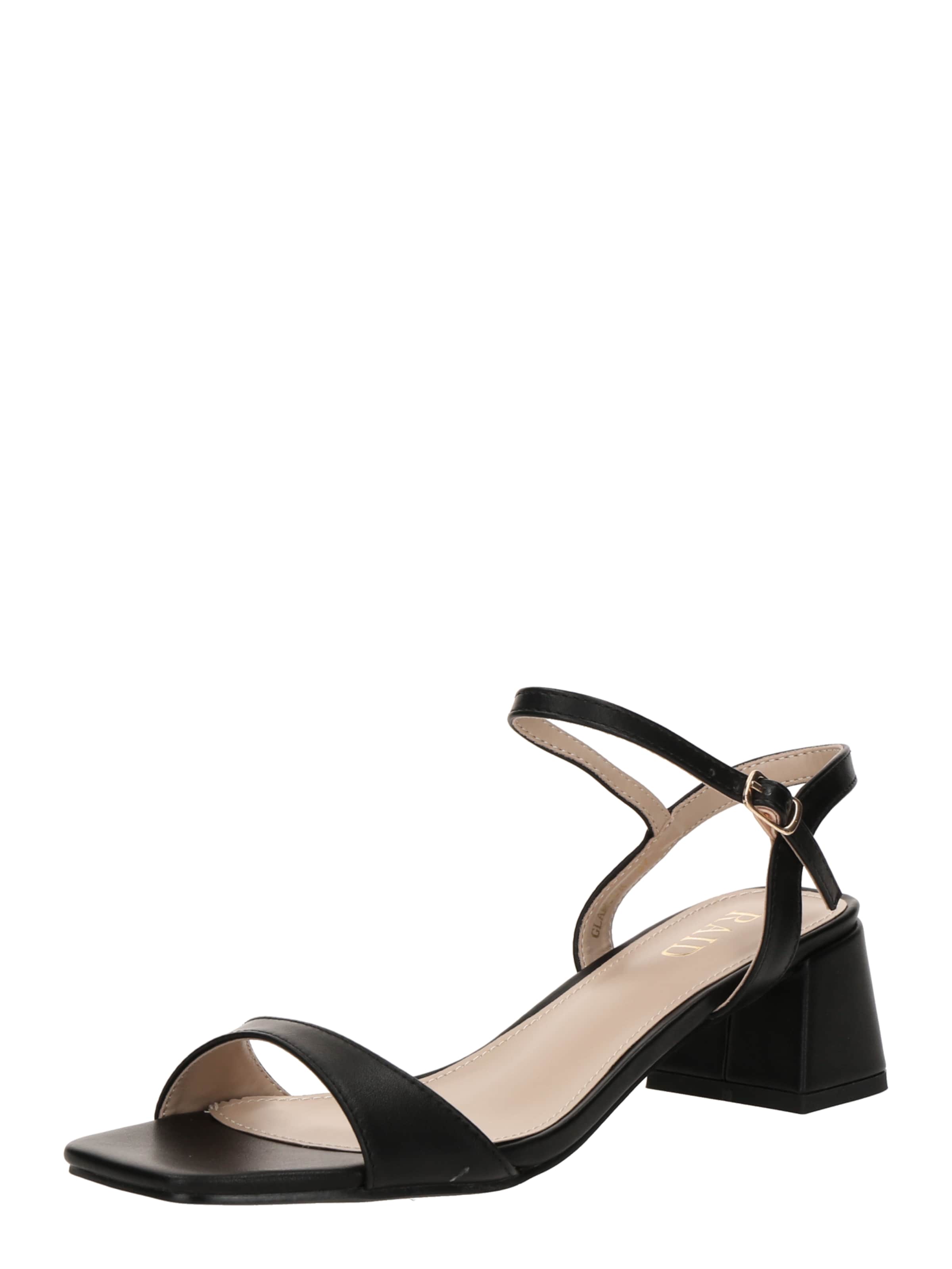 Sandale cu baretă 'GLAMOUR' de la Raid pe negru: față