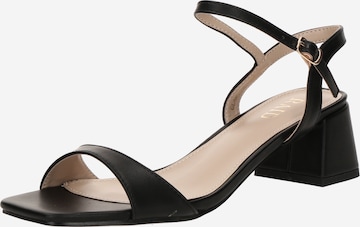 Raid Remmisandaalit 'GLAMOUR' värissä musta: etupuoli