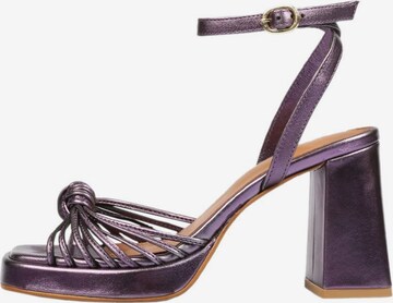 Scalpers Sandals in Purple: front