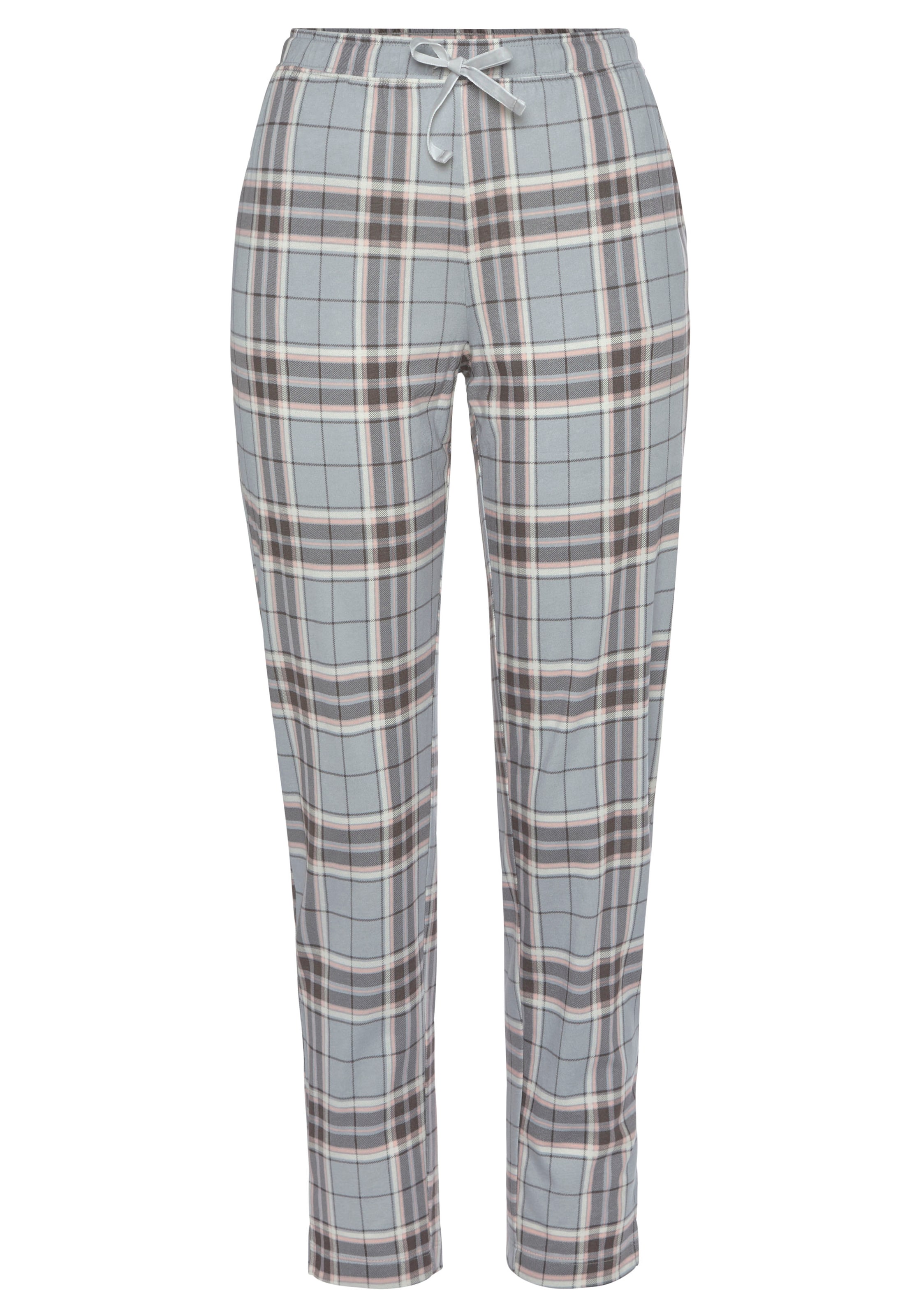 s.Oliver Панталон пижама в бяло: отпред