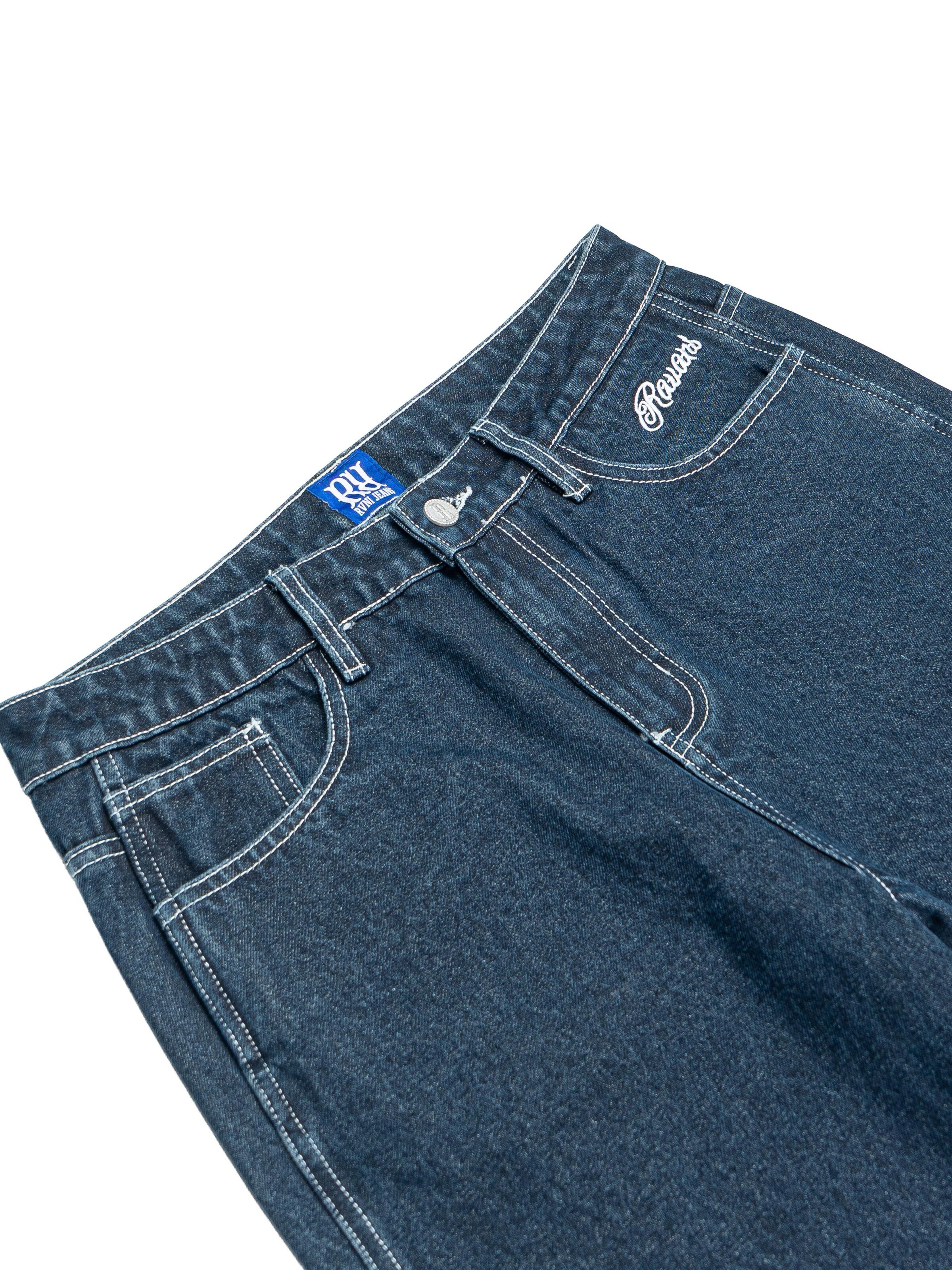 RVNI Berlin Baggy Jeans in Blue