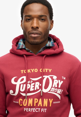 Superdry Sweatshirt in Red