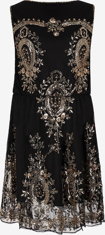 Robe de cocktail NAEMI en noir : devant