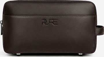 PURE Studios - Neceser 'Atlas XL' en marrón: frente