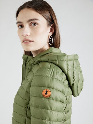 SAVE THE DUCK Prehodna jakna 'BRYANNA' | zelena barva