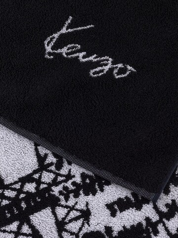 KENZO Strandtuch 'KESTAMPE'‌‌‌‌‌‌‌ in Schwarz