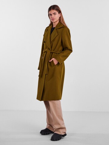 PIECES Between-Seasons Coat 'Nika' in Brown