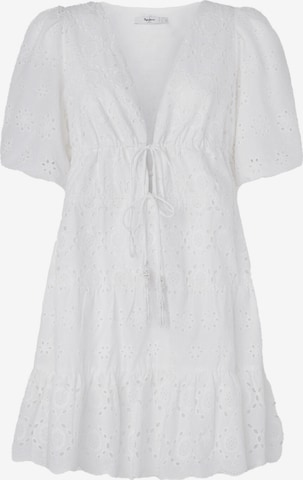 Pepe Jeans Dress ' DELIA ' in White: front