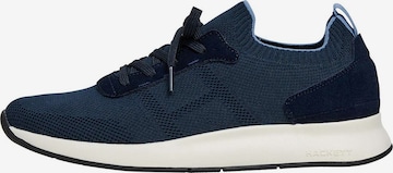 Baskets basses Hackett London en bleu : devant