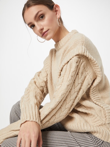 JAKKE Sweater 'BILLY' in Brown: front