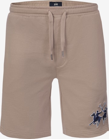 Regular Pantalon La Martina en beige : devant