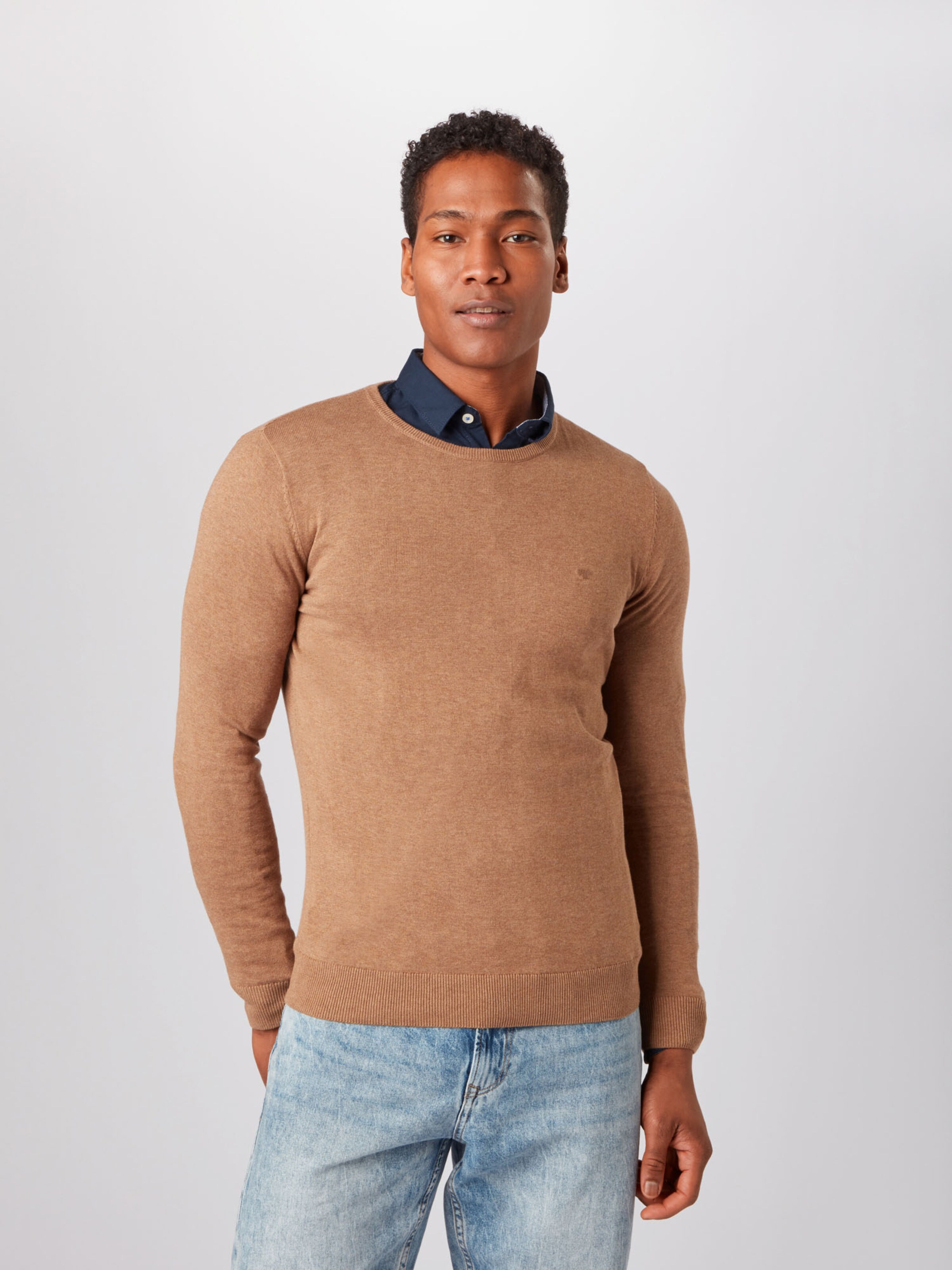 Männer Pullover & Strick TOM TAILOR Pullover in Hellbraun - GK84229 Männer Pullover & Strick TOM TAILOR Pullover in Hellbraun - GK84229