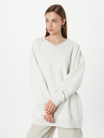 WEEKDAY Sweatshirt 'Super' in Grau: Vorderseite